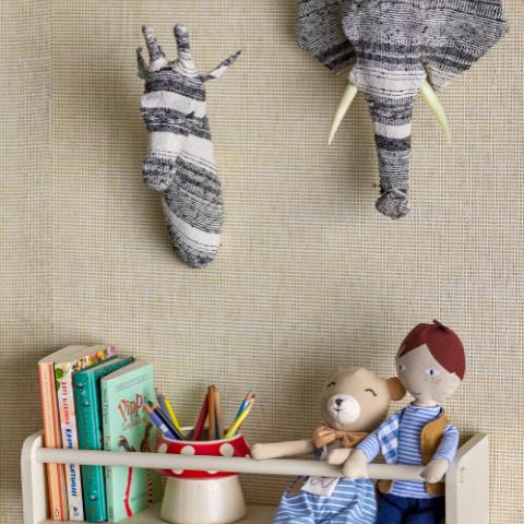 Silje Wall Decor, Black, Paper Mache