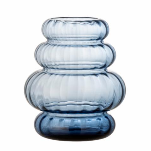 Bing Vase, Blå, Glas