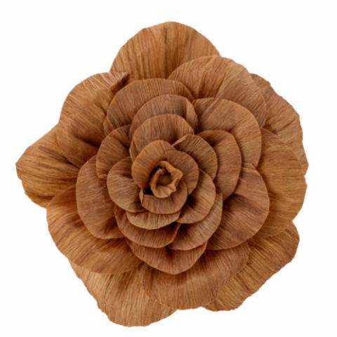 Portia Deco Flower, Brown, Paper