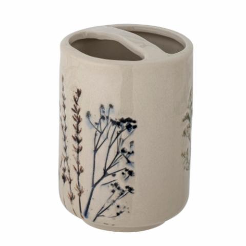 Bea Soap Dispenser Set, Nature, Stoneware