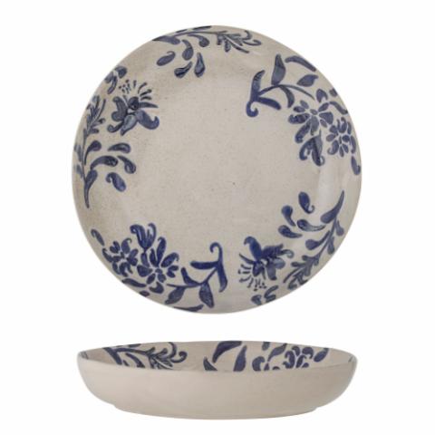Petunia Serving Bowl, Blue, Stoneware