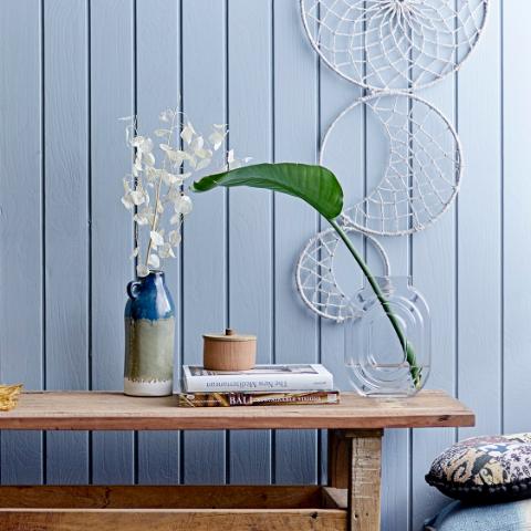 Rafi Vase, Clear, Glass