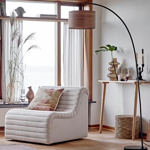 Rauke Vase, Brown, Glass