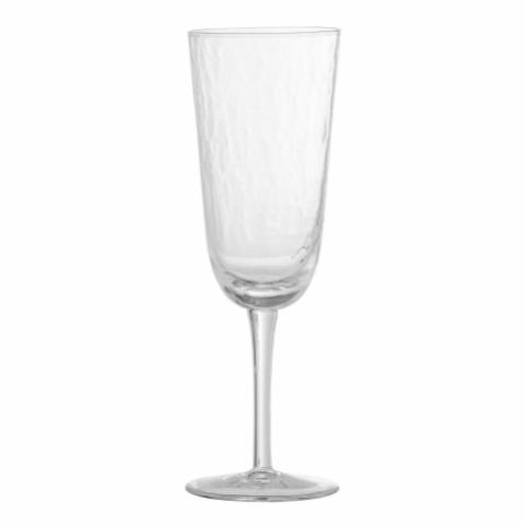 Asali Champagne Glass, Clear, Glass