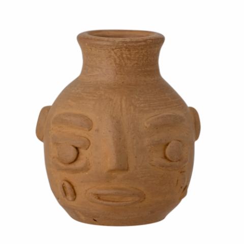 Dede Deco Vase, Brown, Terracotta