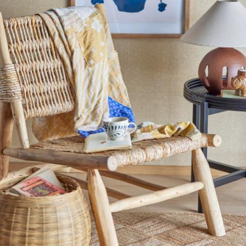 Ruthy Chaise de salon, Nature, Teck