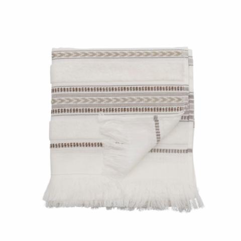 Lovina Towel, White, Cotton