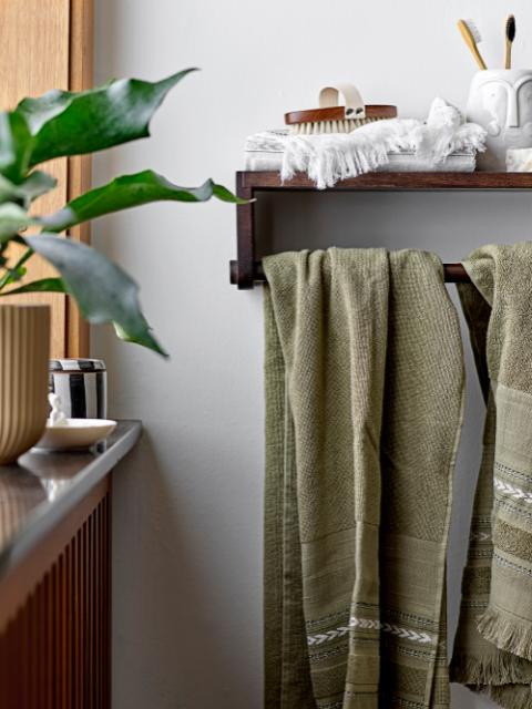 Lovina Towel, Green, Cotton