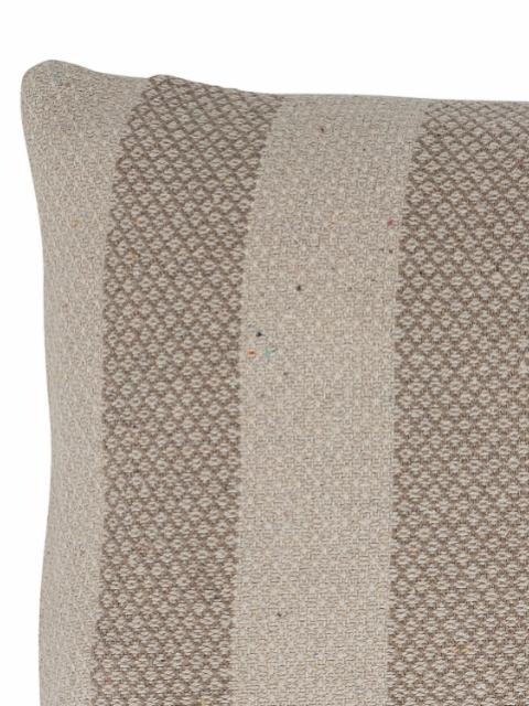 Eden Cushion, Brown, Recycled Cotton