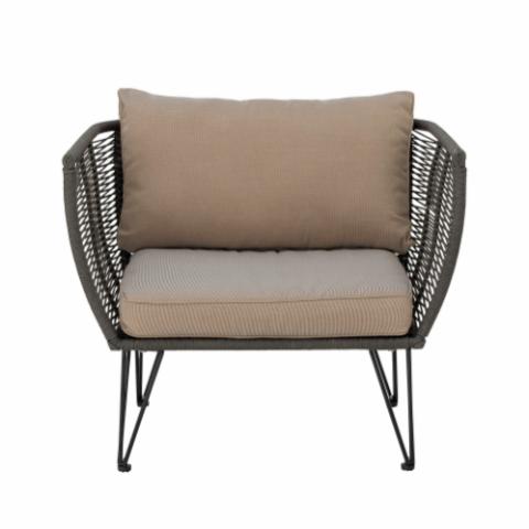 Mundo Housse de coussin (Pas de remplissage), Marron, Polyester