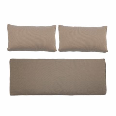 Mundo Cushion Cover (No filler), Brown, Polyester