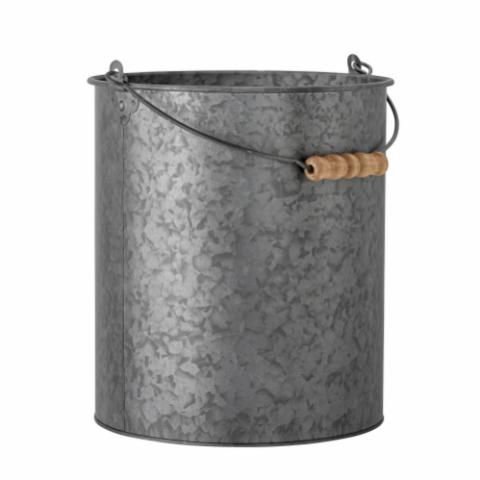 Dusan Bucket, Grey, Metal