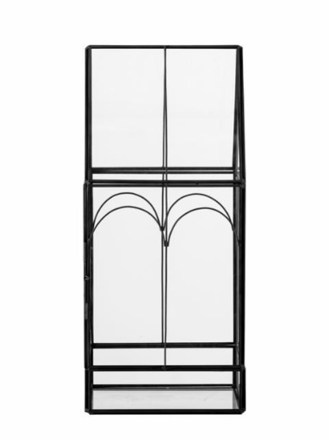 Ianto Display box, Black, Glass