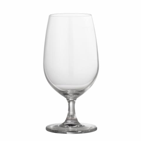 Lars Beer Glass, Clear, Glass