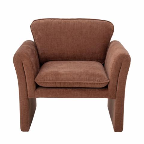 Paseo Lounge Chair, Brown, Polyester