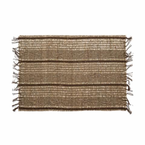 Zoee Placemat, Brown, Seagrass