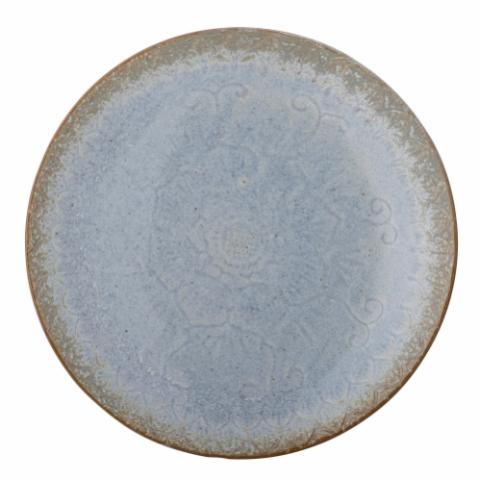 Idunn Plate, Blue, Stoneware