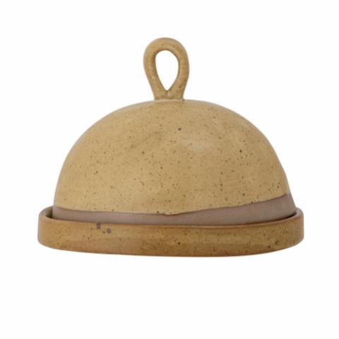 Solange Butter Dome, Brown, Stoneware