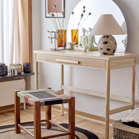 Sabel Panier avec couvercle, Noir, Herbier marin