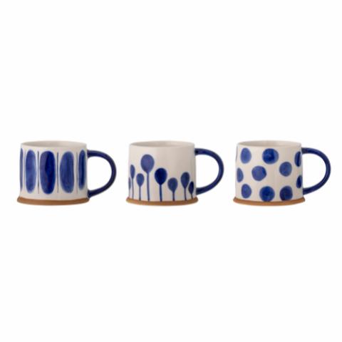 Linora Mug, Blue, Grès