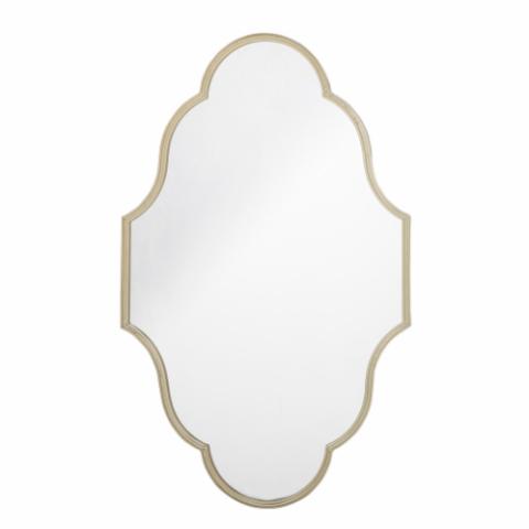 Pietro Wall Mirror, Brass, Metal
