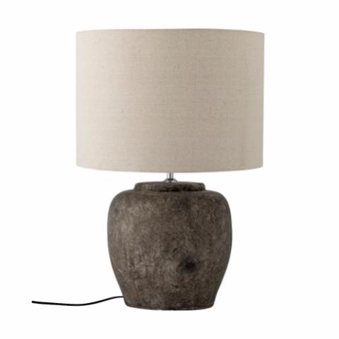 Isabelle Table lamp, Grey, Stoneware