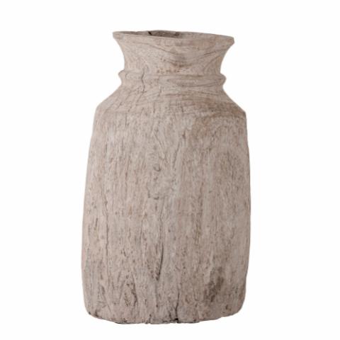 Ifaz Deco Vase, Nature, Reclaimed Wood