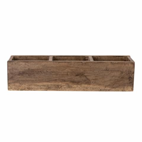 Taus Box, Brown, Reclaimed Wood