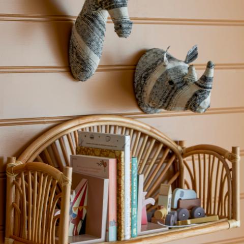 Berte Déco murale, Noir, Papier mâché