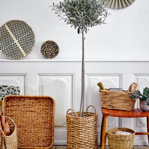 Tona Wall Decor, Black, Bamboo