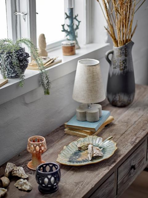 Khumo Vase, Sort, Stentøj