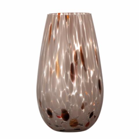 Artem Vase, Brown, Glass