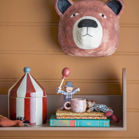 Teda Wall Decor, Brown, Paper Mache