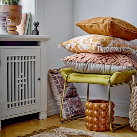 Emalie Coussin, Marron, Coton