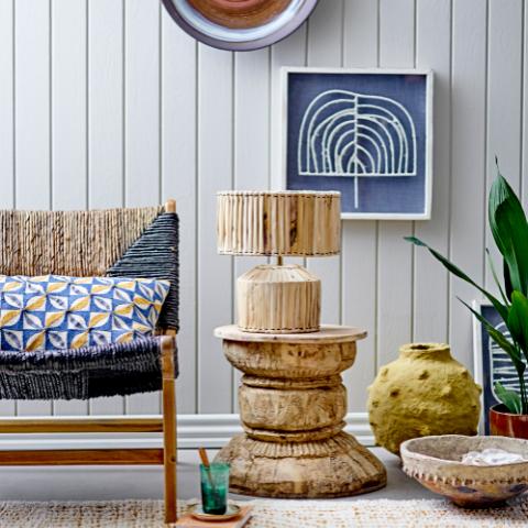 Calia Coussin, Blue, Coton