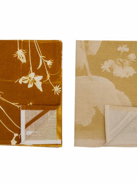 Celleste Serviette de cuisine, Jaune, Coton