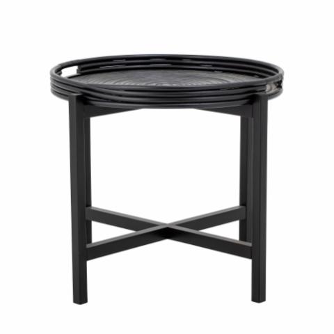 Milli Plateau de table, Noir, Rotin