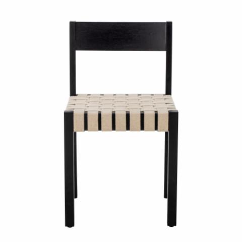 Maron Dining Chair, Black, Rubberwood
