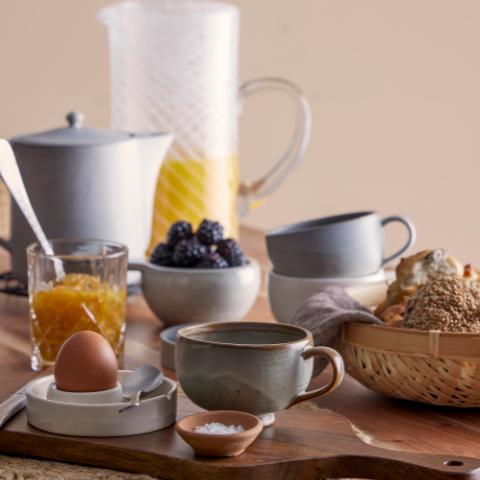 Sakhi Jug, White, Glass