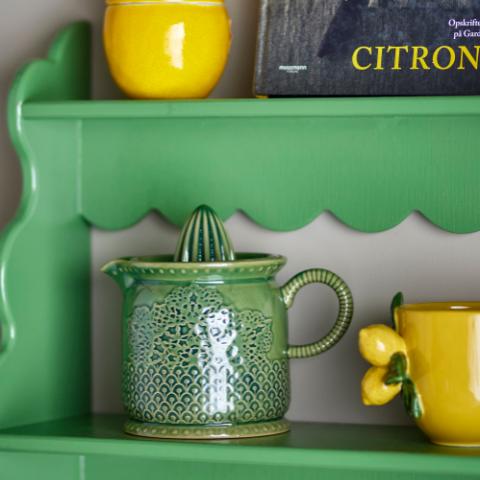 Liselu Presse-agrumes, Verte, Grès