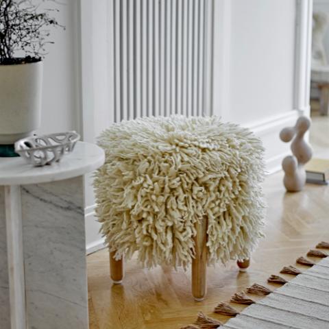 Foligno Deco Bowl, White, Stoneware