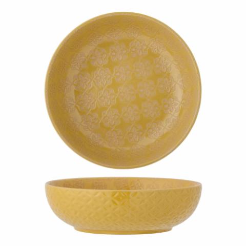 Marsala Bowl, Yellow, Stoneware