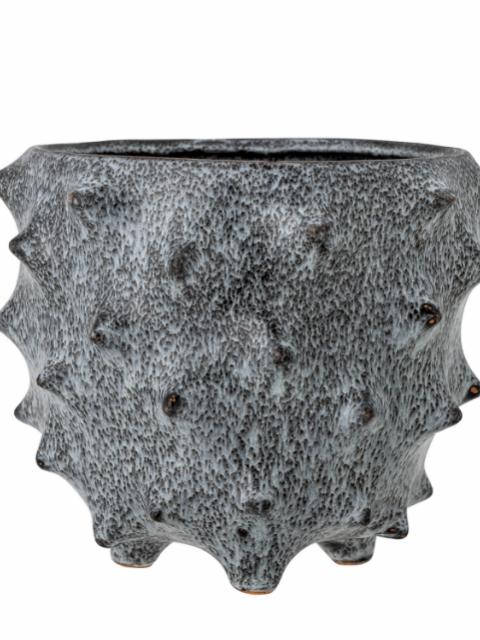 Ademir Flowerpot, Blue, Stoneware