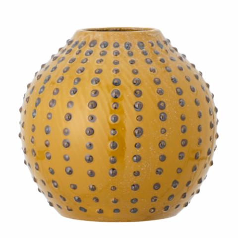 Toofan Vase, Gelb, Steingut