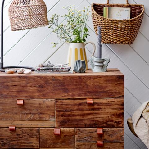 Hadya Bougeoir, Blue, Grès