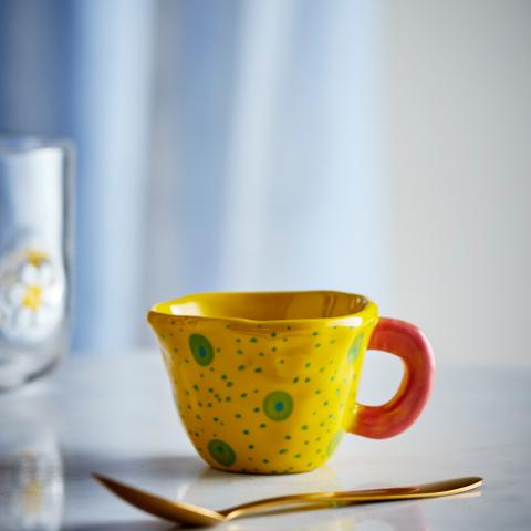 Nini Cup, Yellow, Stoneware