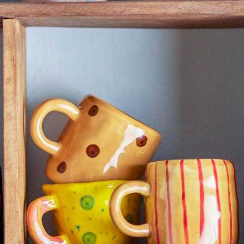 Nini Tasse, Jaune, Grès