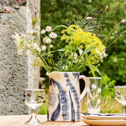 Anuuk Vase, Blue, Grès