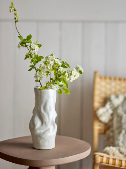 Araba Vase, White, Stoneware