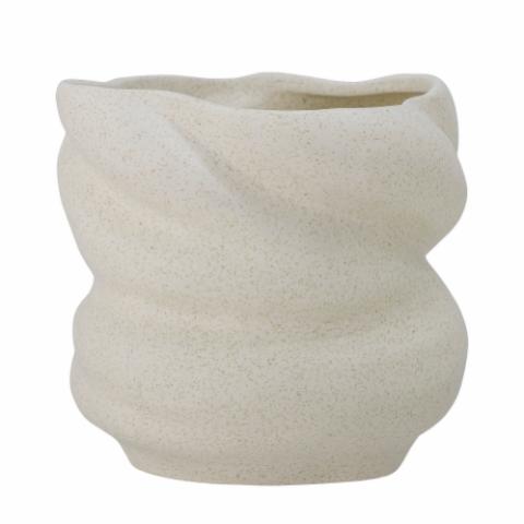 Orana Flowerpot, White, Stoneware